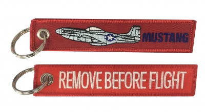 Mustang / Remove Before Flight - Keyring